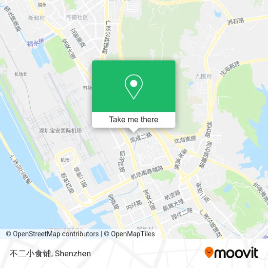 不二小食铺 map