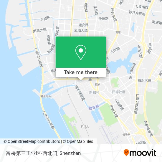 富桥第三工业区-西北门 map