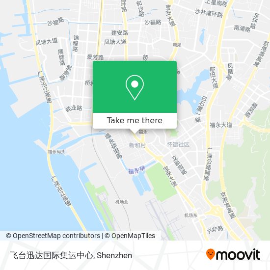 飞台迅达国际集运中心 map