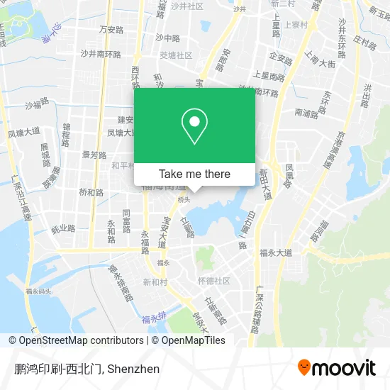 鹏鸿印刷-西北门 map