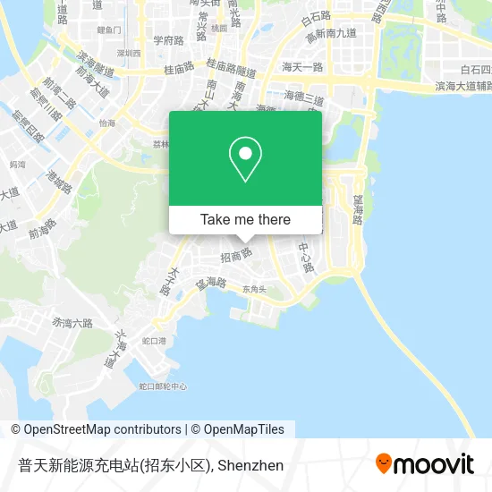 普天新能源充电站(招东小区) map