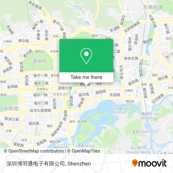 深圳博羽通电子有限公司 map
