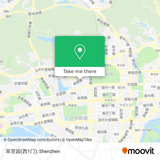 翠景园(西1门) map