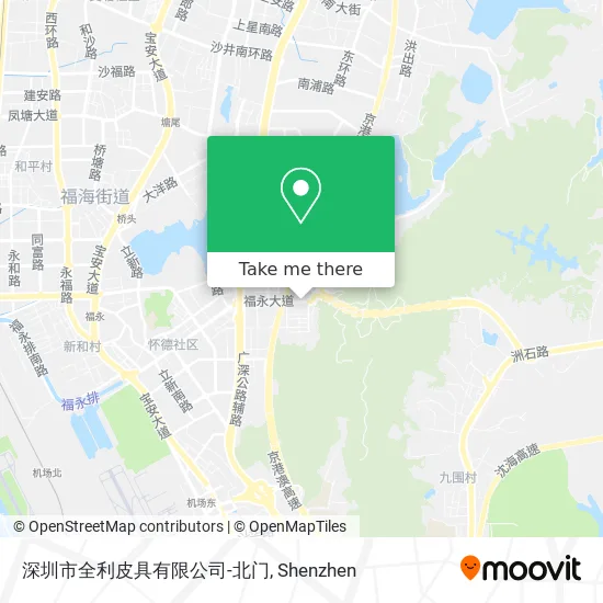 深圳市全利皮具有限公司-北门 map