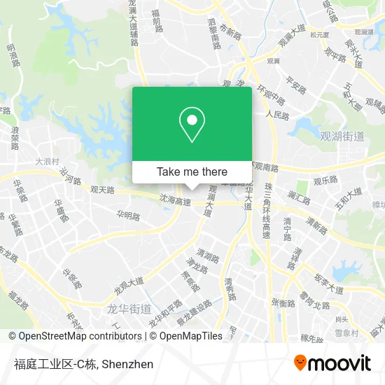 福庭工业区-C栋 map