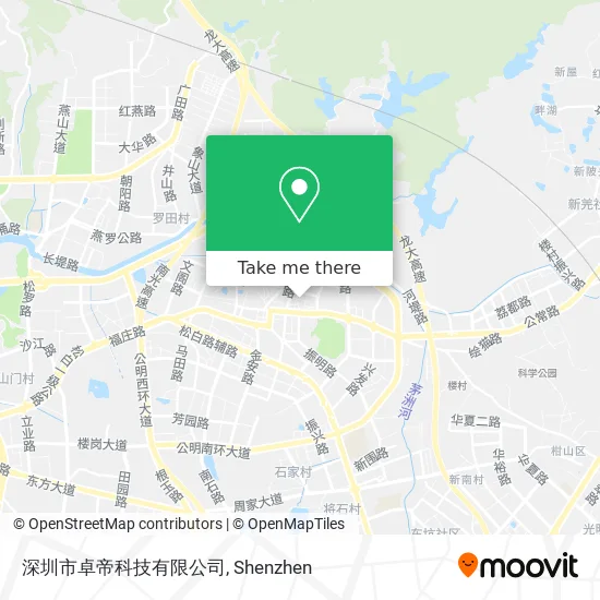 深圳市卓帝科技有限公司 map