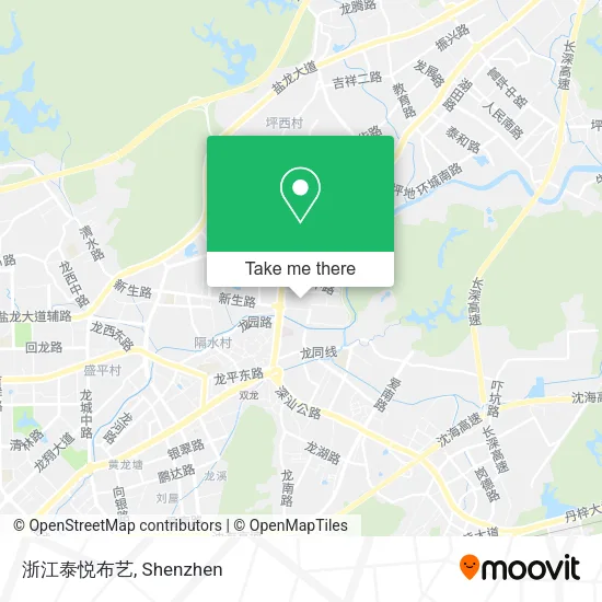 浙江泰悦布艺 map