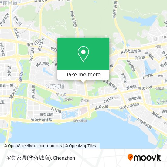 岁集家具(华侨城店) map