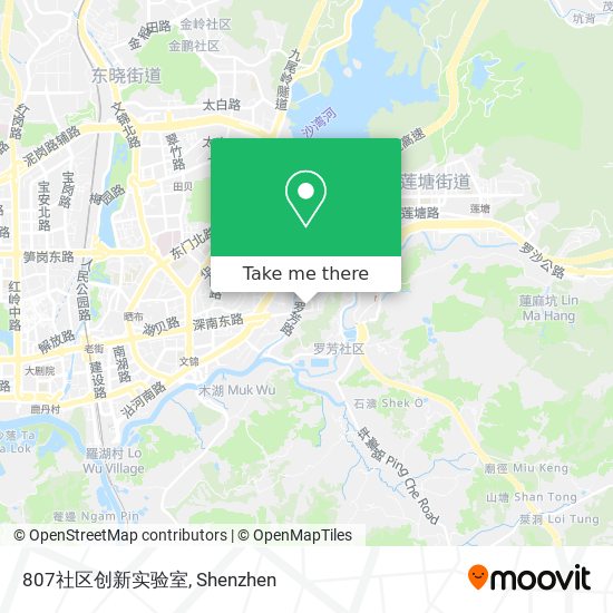 807社区创新实验室 map