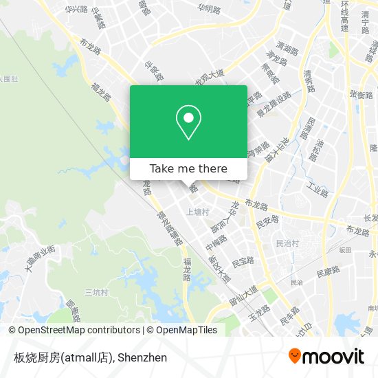 板烧厨房(atmall店) map