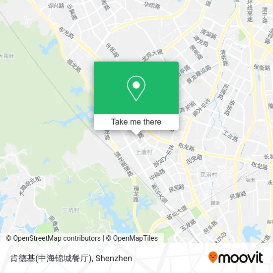 肯德基(中海锦城餐厅) map