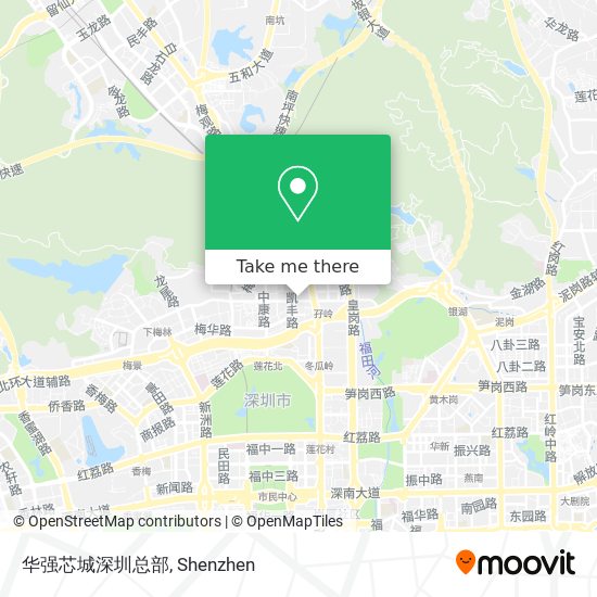 华强芯城深圳总部 map