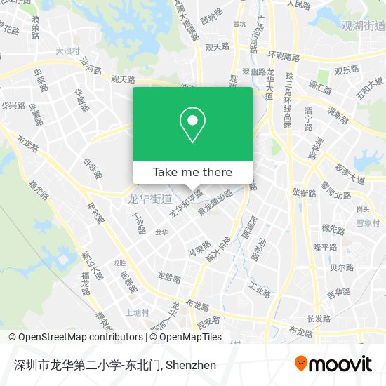 深圳市龙华第二小学-东北门 map