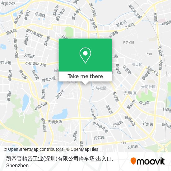 凯帝晋精密工业(深圳)有限公司停车场-出入口 map