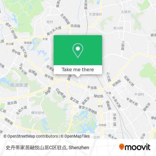 史丹蒂家居融悦山居C区驻点 map