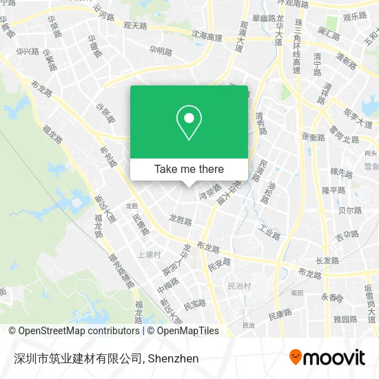 深圳市筑业建材有限公司 map