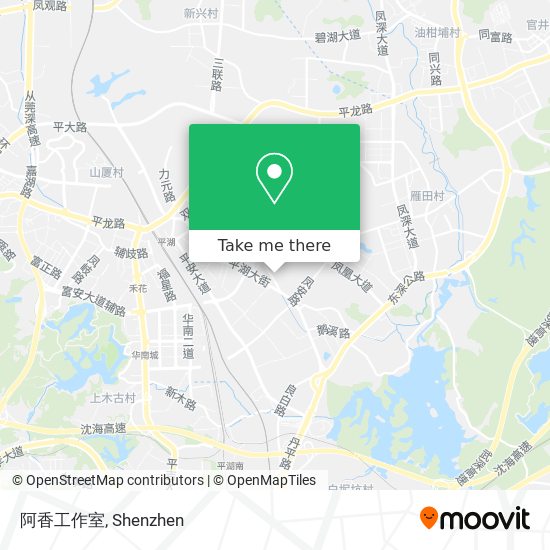 阿香工作室 map