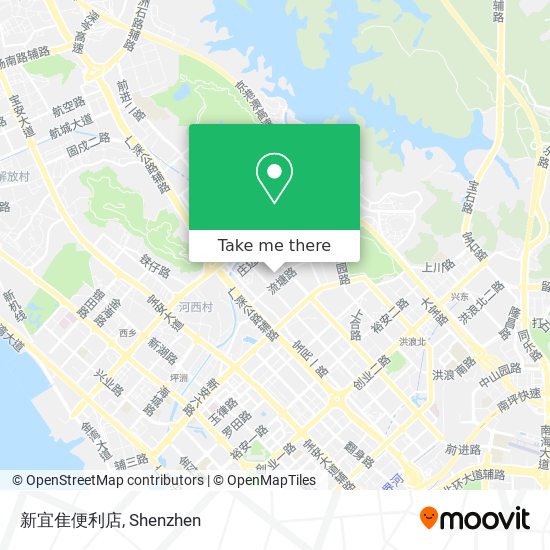 新宜隹便利店 map