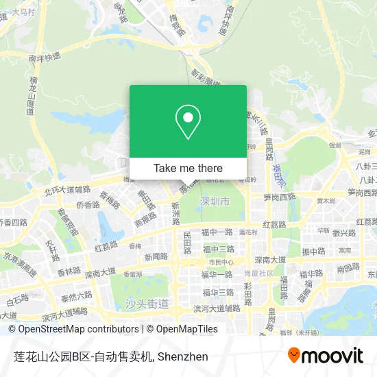莲花山公园B区-自动售卖机 map