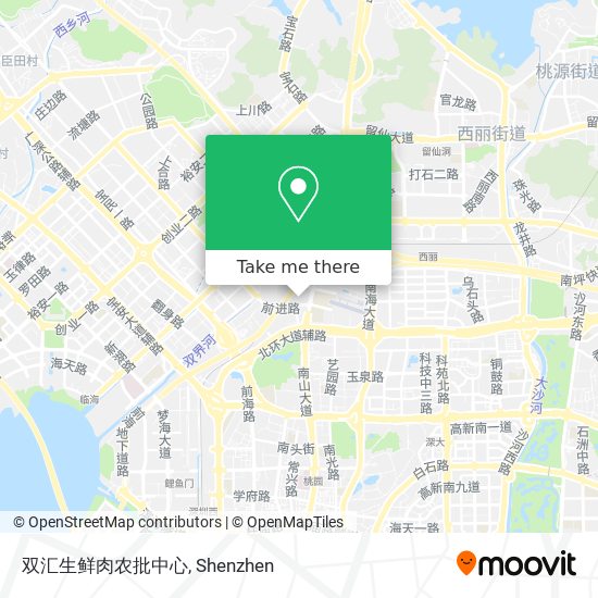 双汇生鲜肉农批中心 map