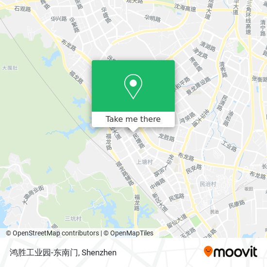 鸿胜工业园-东南门 map