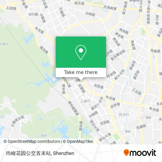 尚峻花园公交首末站 map