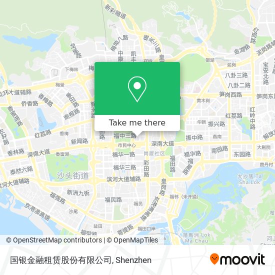 国银金融租赁股份有限公司 map
