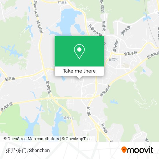 拓邦-东门 map