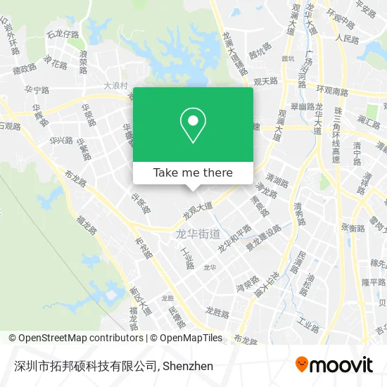 深圳市拓邦硕科技有限公司 map