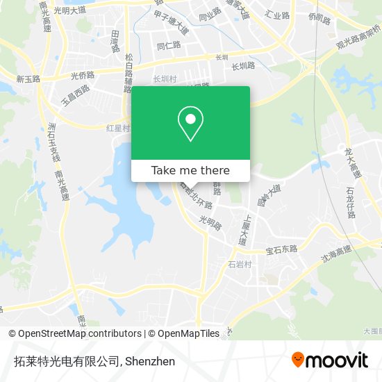 拓莱特光电有限公司 map