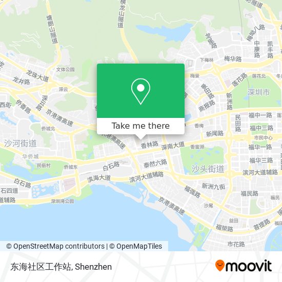东海社区工作站 map