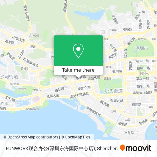 FUNWORK联合办公(深圳东海国际中心店) map