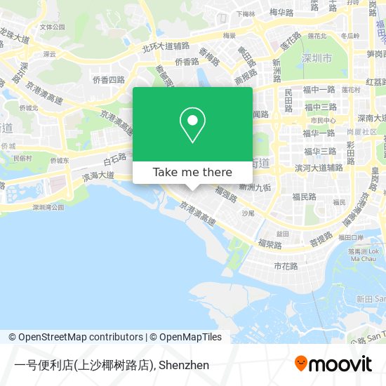 一号便利店(上沙椰树路店) map