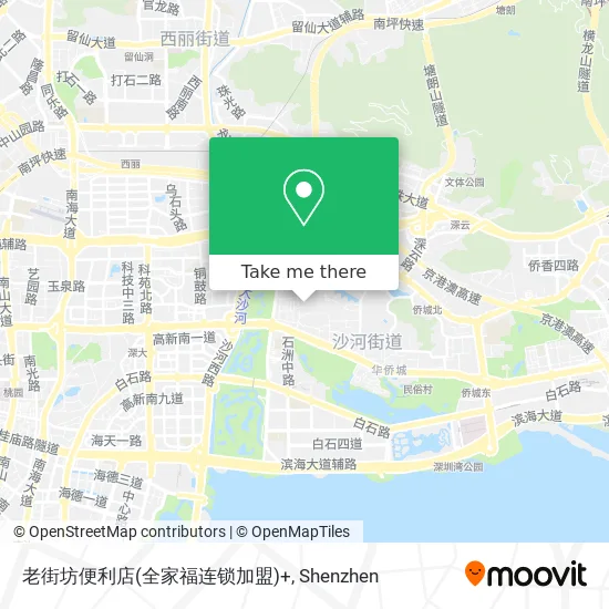老街坊便利店(全家福连锁加盟)+ map