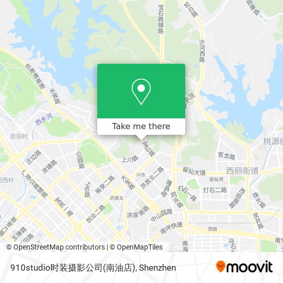 910studio时装摄影公司(南油店) map