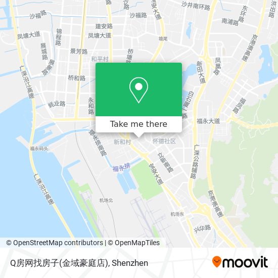 Q房网找房子(金域豪庭店) map