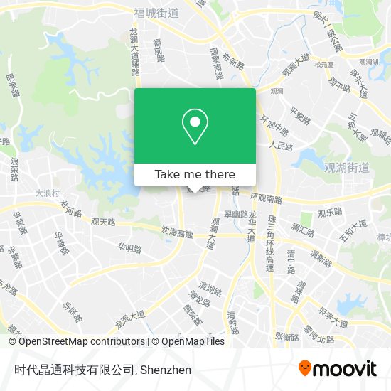 时代晶通科技有限公司 map