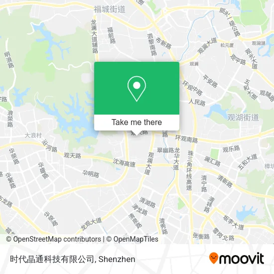 时代晶通科技有限公司 map