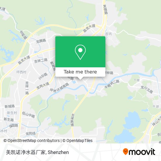 美凯诺净水器厂家 map
