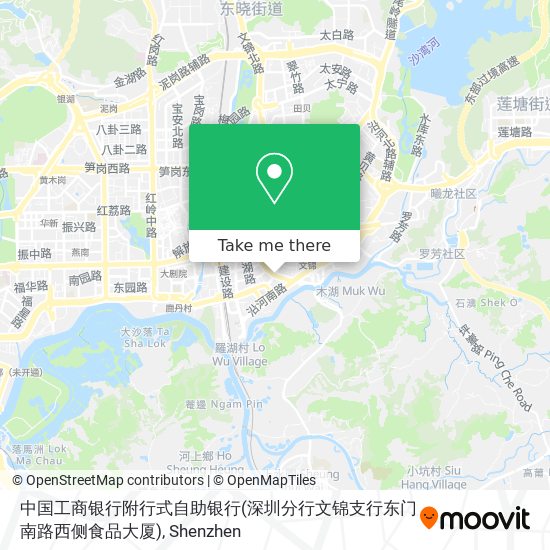 中国工商银行附行式自助银行(深圳分行文锦支行东门南路西侧食品大厦) map