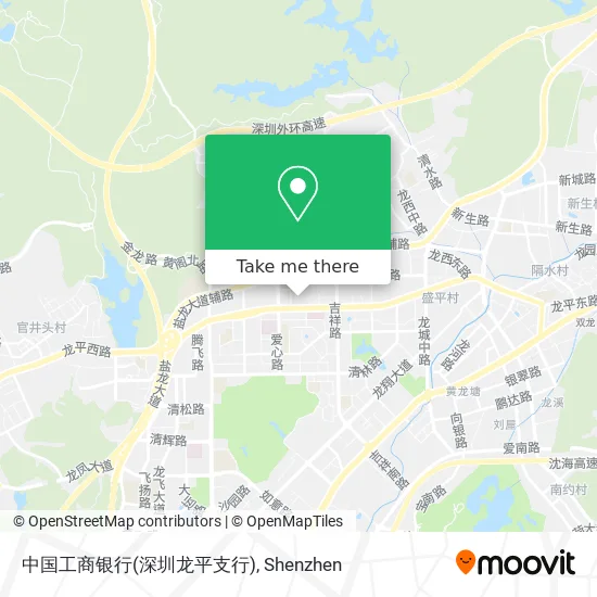 中国工商银行(深圳龙平支行) map