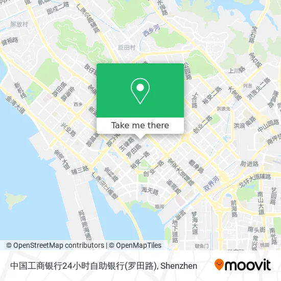 中国工商银行24小时自助银行(罗田路) map