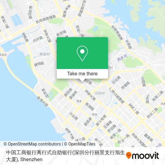中国工商银行离行式自助银行(深圳分行丽景支行旭生大厦) map
