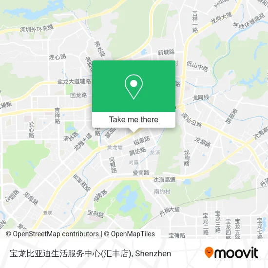 宝龙比亚迪生活服务中心(汇丰店) map