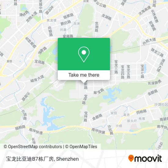 宝龙比亚迪B7栋厂房 map