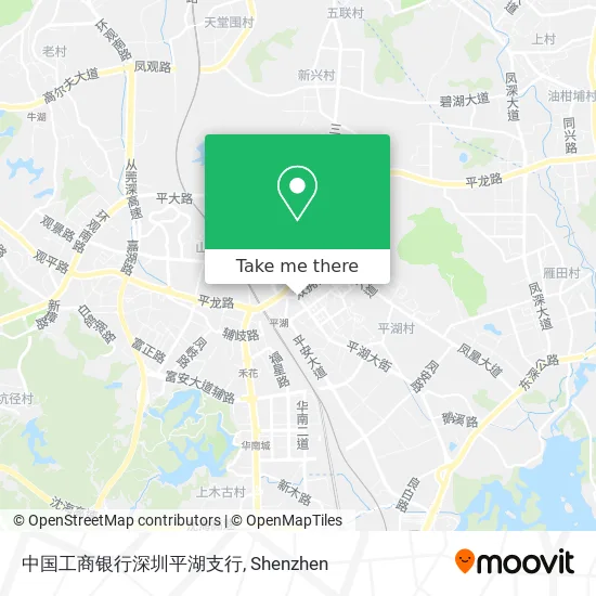 中国工商银行深圳平湖支行 map
