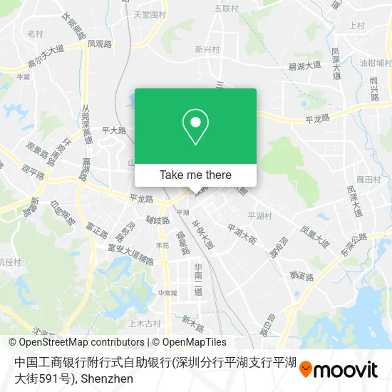 中国工商银行附行式自助银行(深圳分行平湖支行平湖大街591号) map