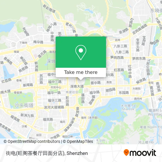 街电(旺阁茶餐厅田面分店) map