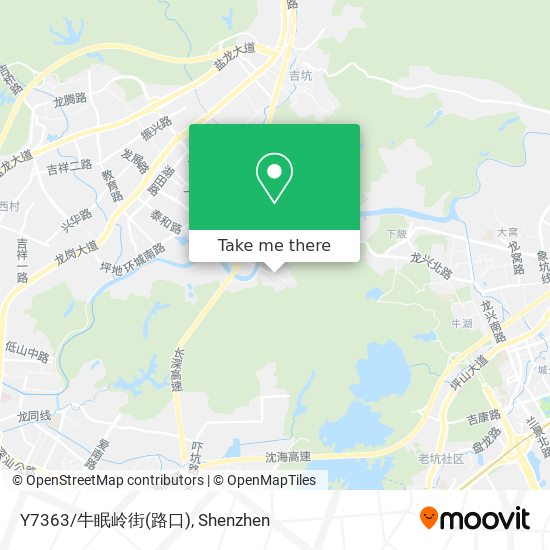 Y7363/牛眠岭街(路口) map