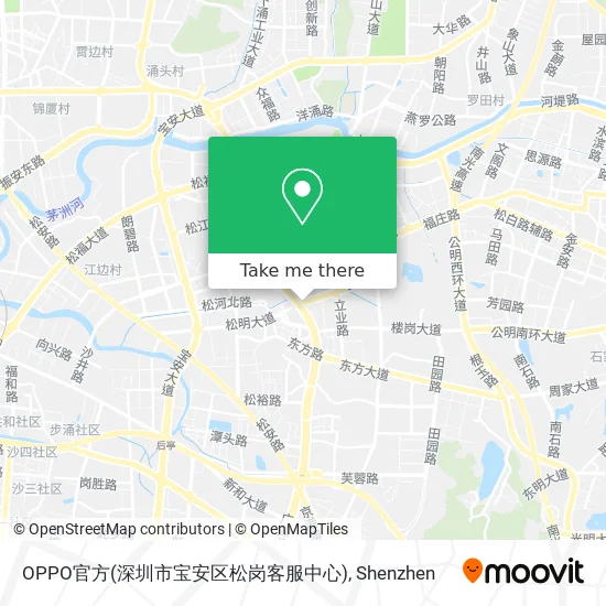 OPPO官方(深圳市宝安区松岗客服中心) map